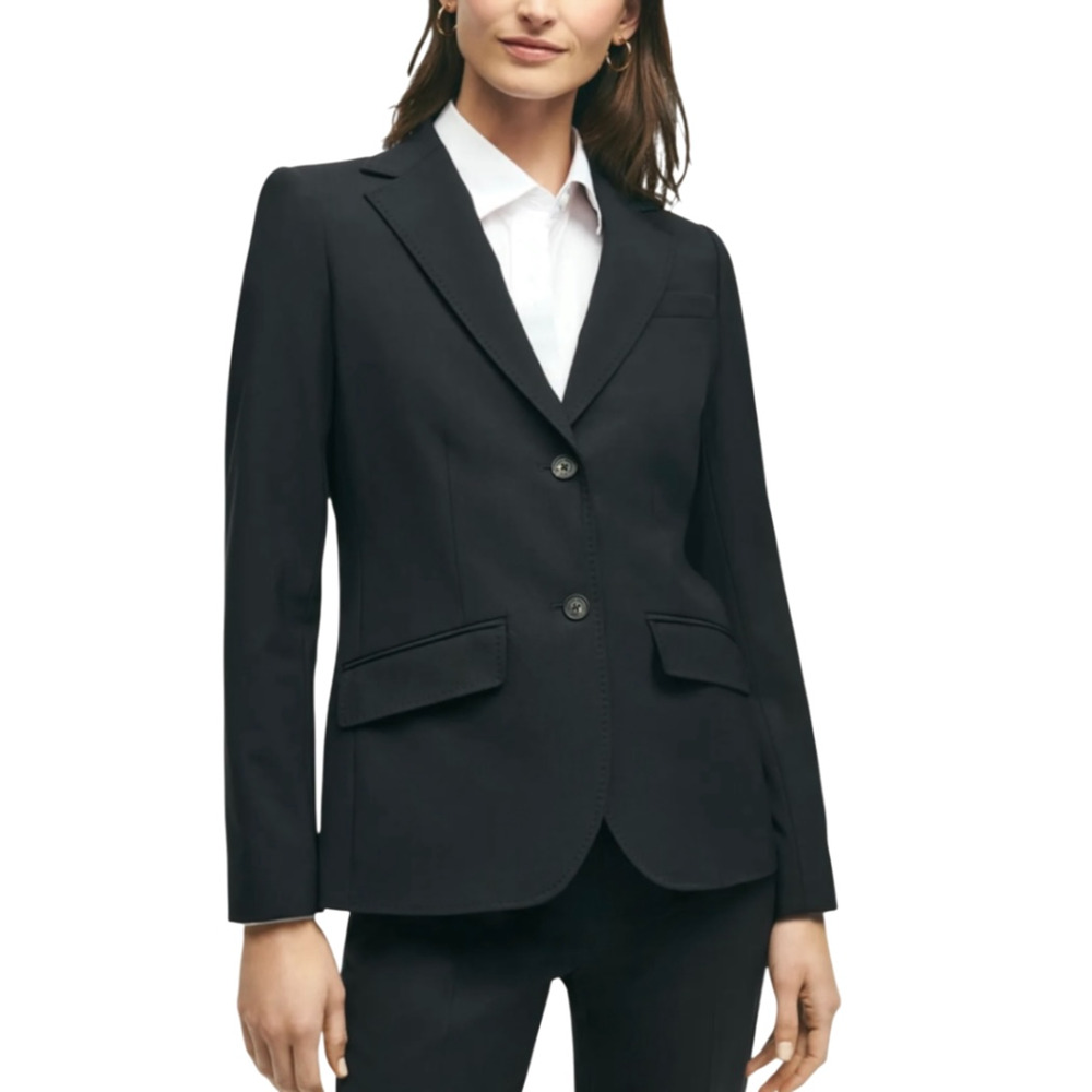 Brooks Brothers Two-Button Single Breasted Classic Tailored Black Blazer Suit 12 - Picture 3 of 12